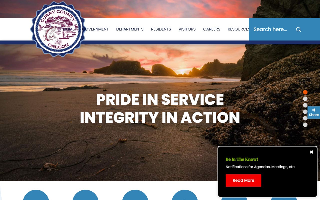 Curry County court records county homepage