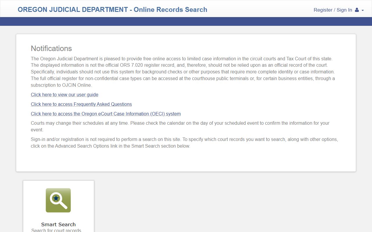 Curry County court records OJD free online search