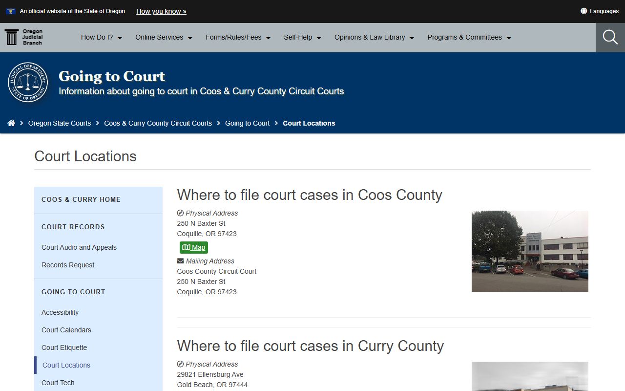 Curry County court records courthouse location