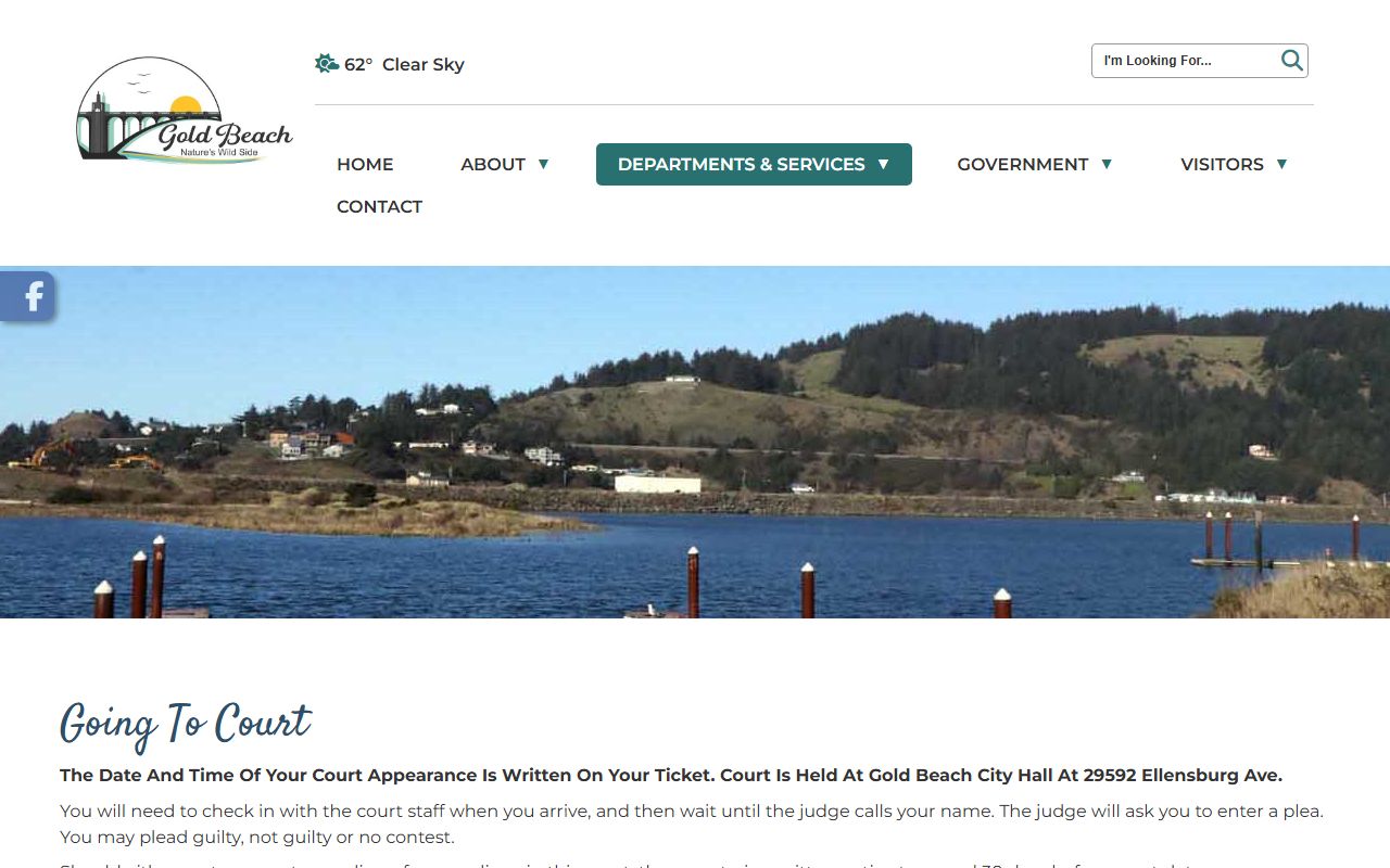 Curry County traffic court records Gold Beach going to court